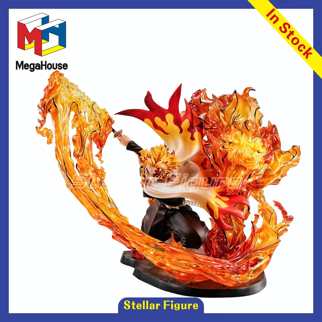 

【SF】In Stock MegaHouse Precious G.E.M. Blade of Demon Destruction Rengoku Kyoujurou Figures Model Collection Gift