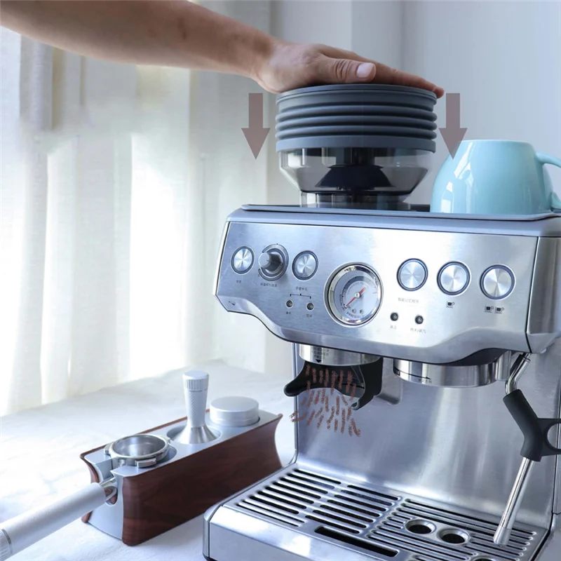 KEOL-ซิลิโคนสูบลมเดี่ยวDose Coffee HopperสําหรับBreville Barista BES870 / BES878 / BES880 Espressoเครื่องชงกาแฟอะไหล่
