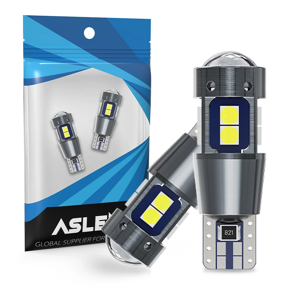 

Светодиодная автомобильная лампа T10 W5W, супер-яркая лампа 3030 для габаритных огней и салона, 168, 194, лампа с клиновидным цоколем, 2 шт.