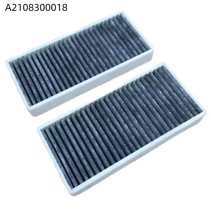 

2Pcs Cabin Filter Car Air Conditioner A2108300018 For Mercedes Benz W210 W220 S280 S320 S350 E200 E220 CDI E240 E250 Activated