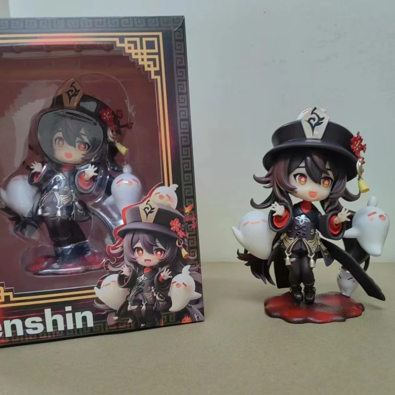 25CM Anime Figure Genshin Impact Keqing Swing A Sword