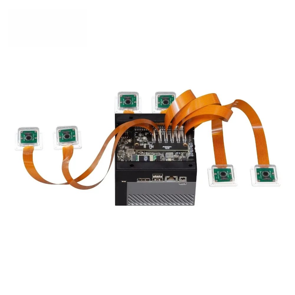 Kit de Múltiples Cámaras Imx219 Arducam para Nvidia Jetson Agx Orin Dev Kit, Sensor de 8mp, Admite hasta 6 Cámaras en Transmisión