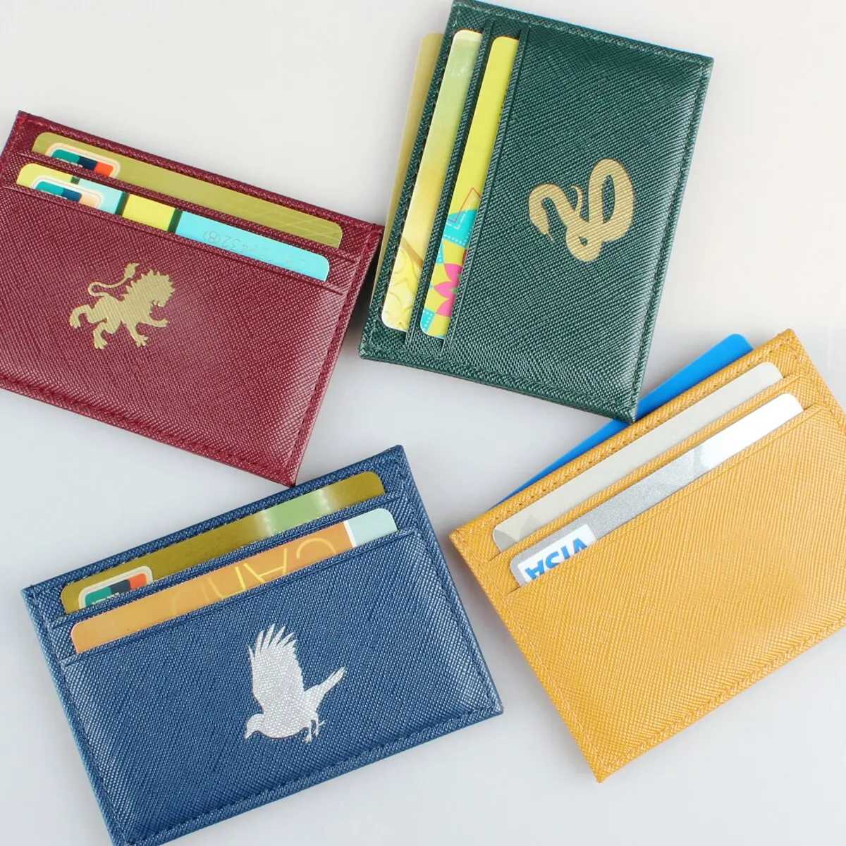 Wzór wężowy etui na karty kredytowe portfel ze sztucznej skóry z wiele kart gniazdami torebka podręczna