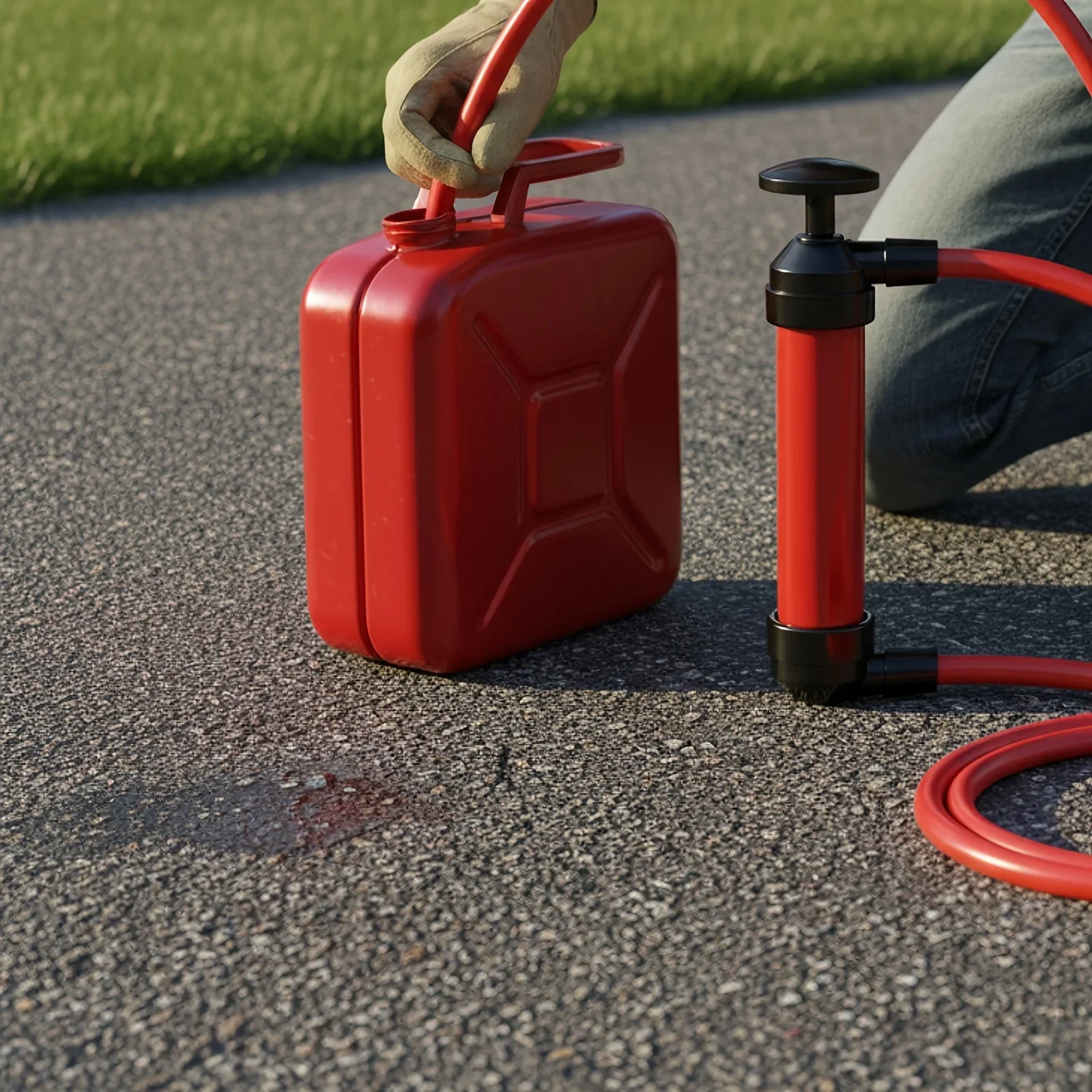 Flüssigkeitstransferpumpe für Kraftfahrzeuge, Ölpumpe, Handpumpe mit Siphonfunktion, vielseitige Handpumpe für Kraftstoff, Öl und Flüssigkeiten. – Detail 4