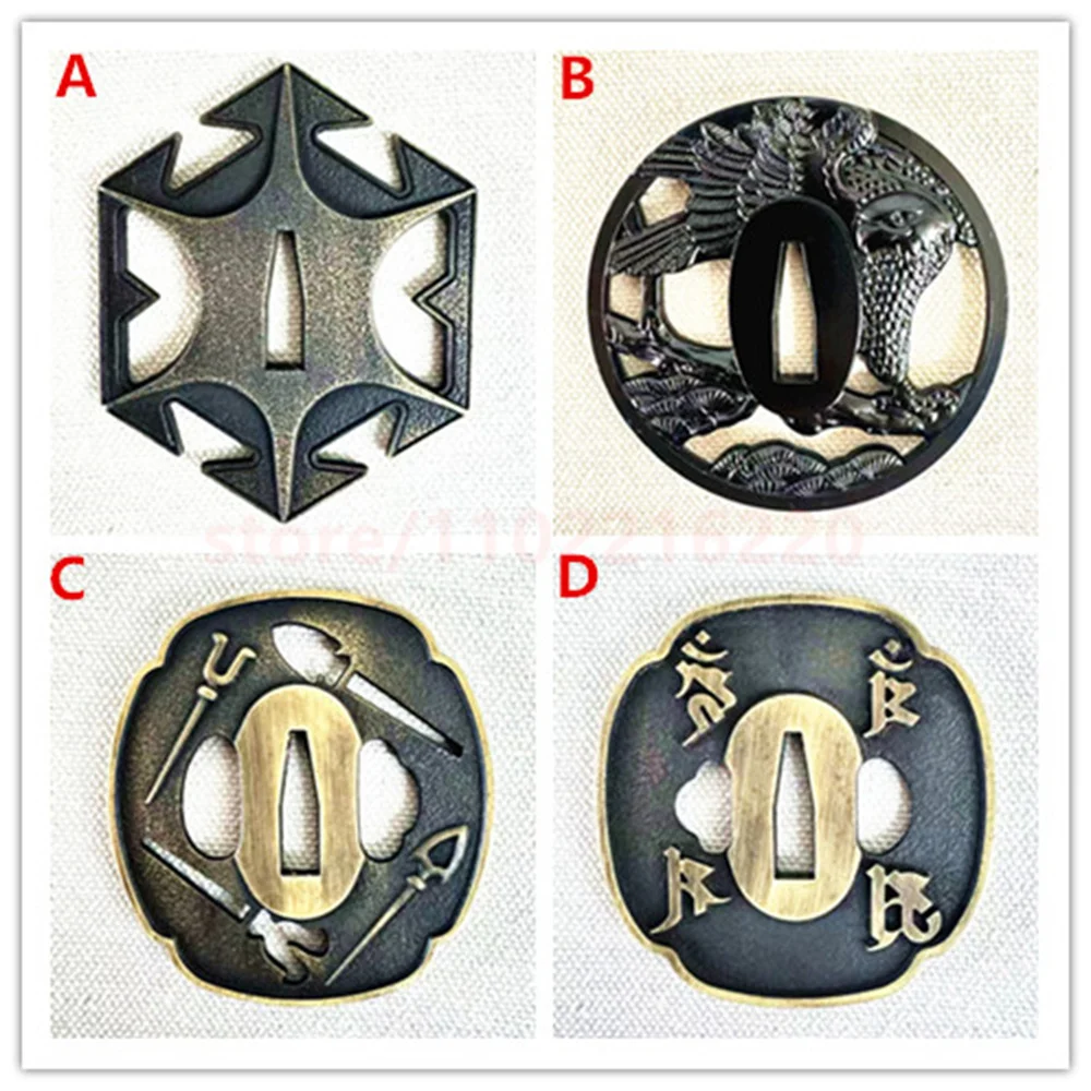 Very Good Alloy Tsuba Handguard Guard For Japanese Japan Samurai Katana Sword Fittings Accessory Parts Nice