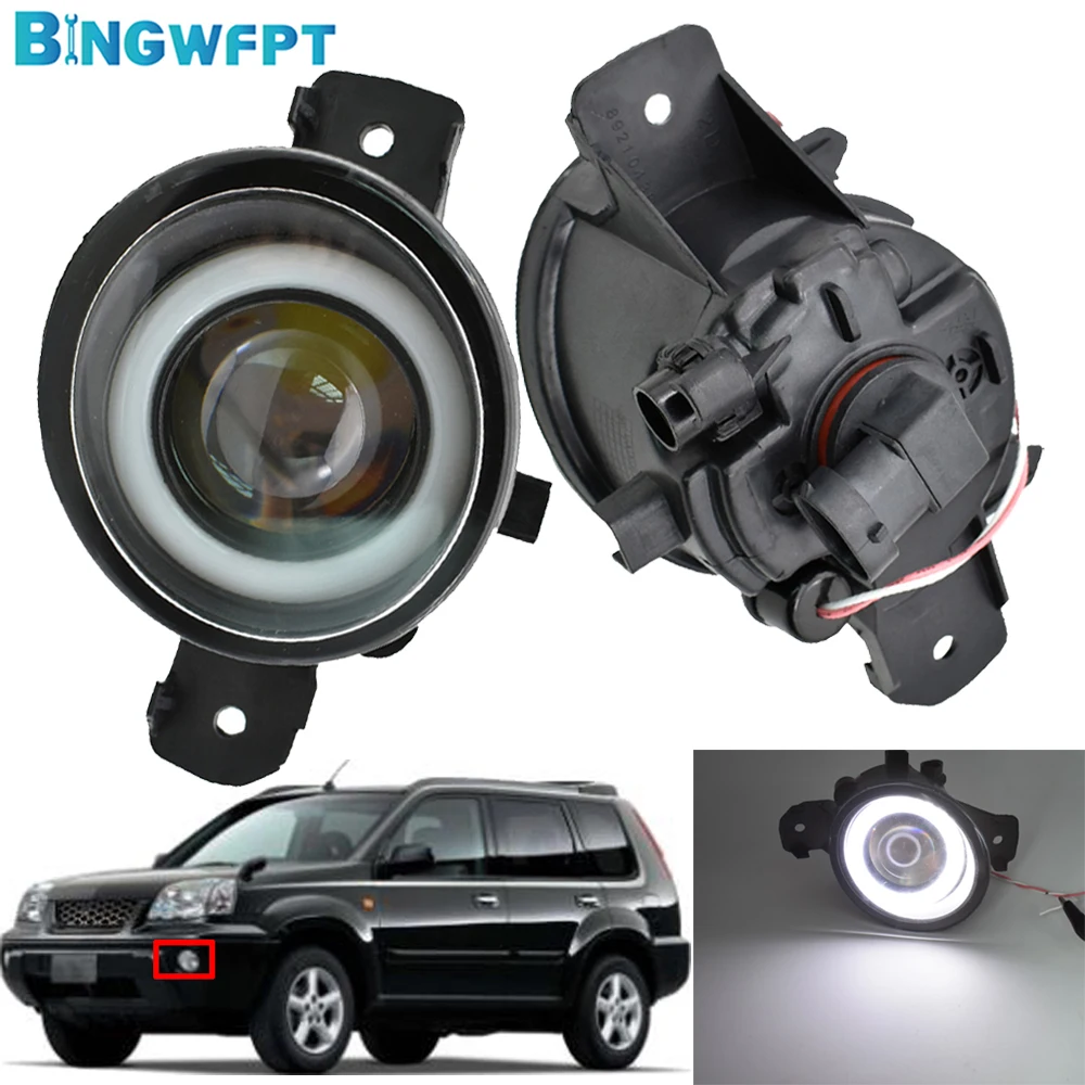 

BINGWFPT Противотуманная фара DRL Автомобильная светодиодная лампа H11 12 В для Nissan X-Trail T30 2004 2005 2006 2007 Дневные ходовые огни Противотуманные фары