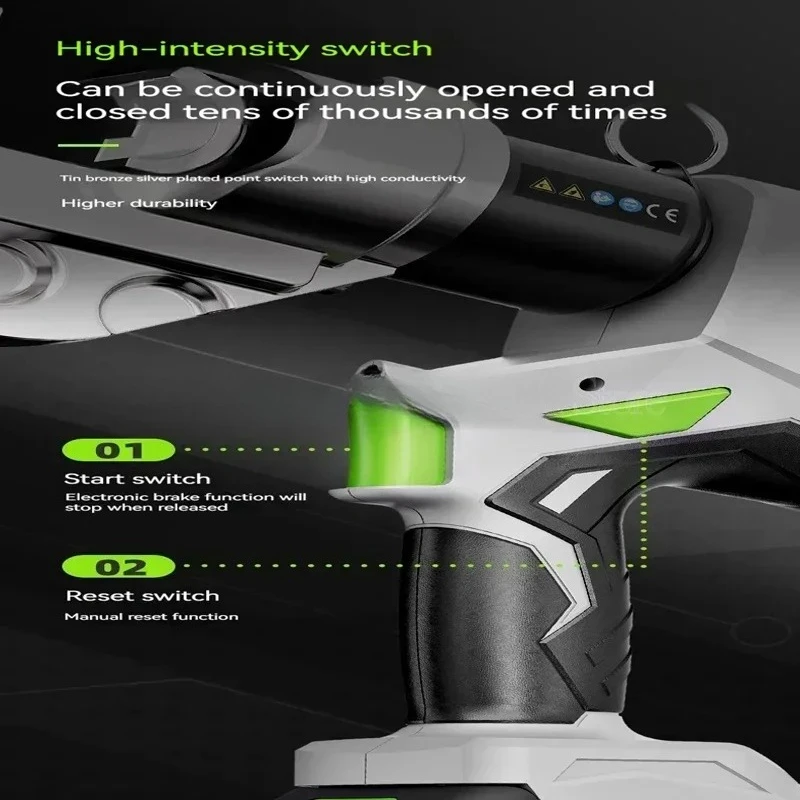 SC-400A كماشة هيدروليكية كهربائية سريعة سلك محطة كابل التلقائي العقص كماشة قابلة للشحن ليثيوم الجهد كماشة Pex CE #6