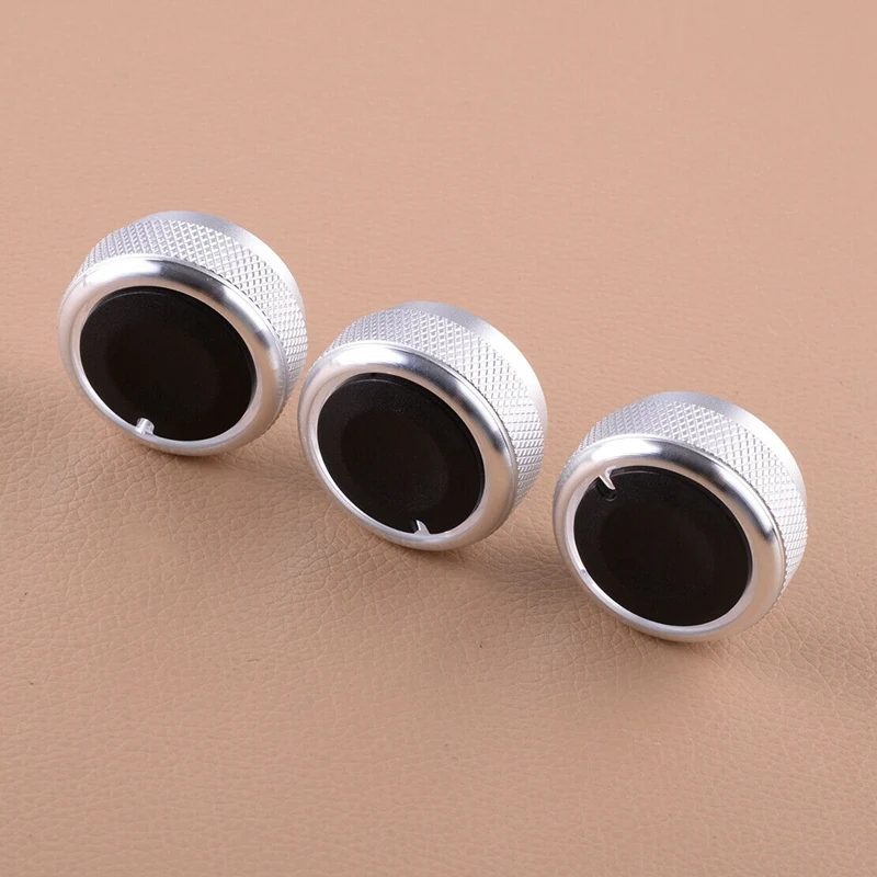 3Pcs AC Switch Knob Air Conditioning Heat Control Knobs For Toyota Tacoma Platz Vios Vitz Yaris Echo Scion X