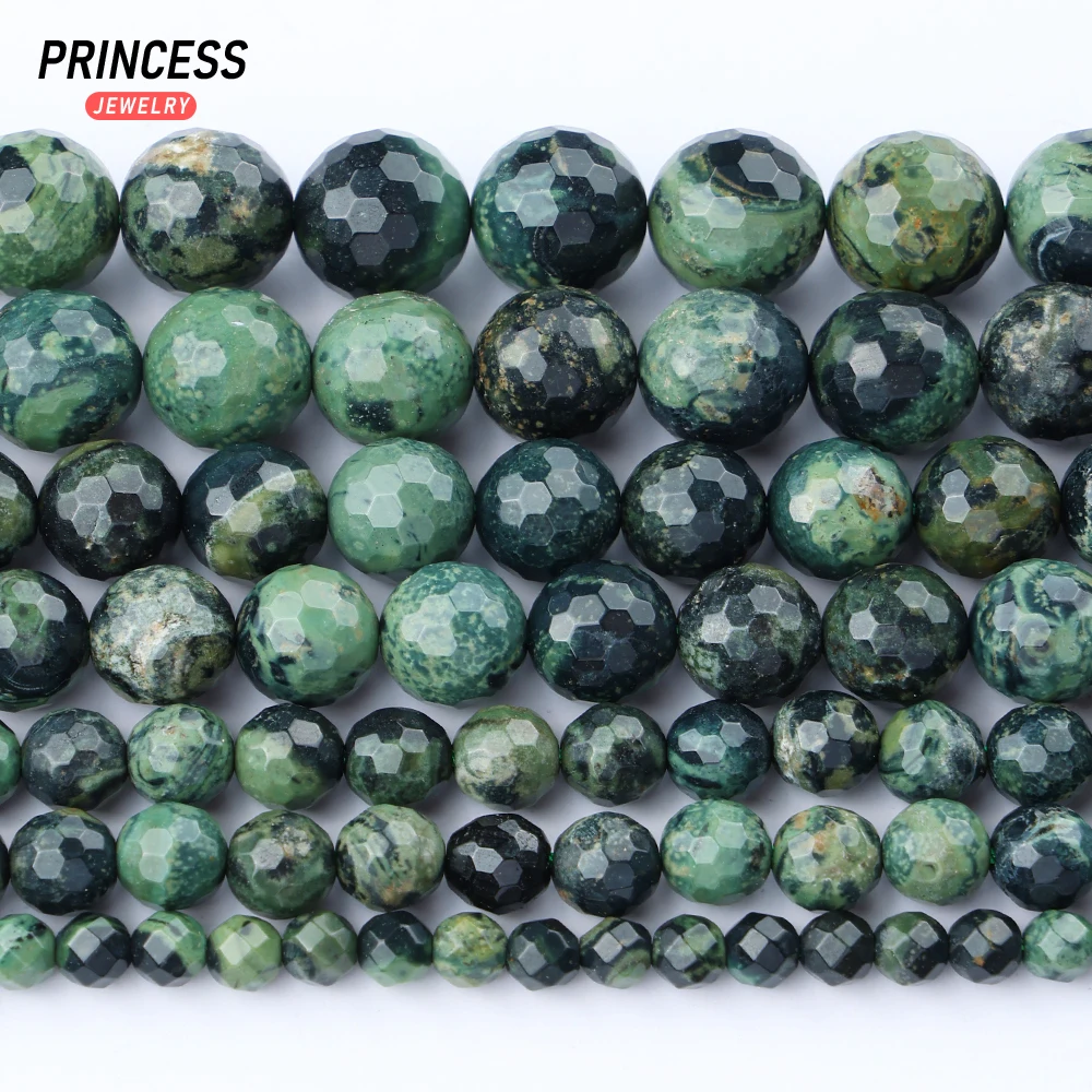 A+ Natural Sparrow Stone 4 6 8 10mm Faceted Beads Loose Gemstone Beads for Jewelry Making Crystal Beads DIY Accessories