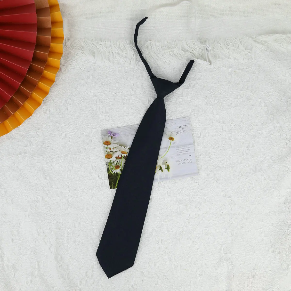 Lazy JK Kleine Krawatte, Schwarz, Weinrot, einfarbig, dunkelblau, koreanische Damen, süße Mädchen, Student, Basic-Stil, Schuluniform, klassische Krawatten