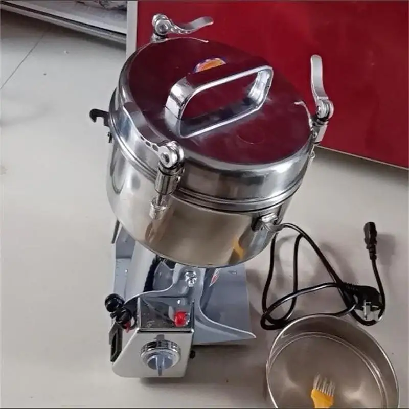 2500G Swing Type Grains Powder Miller Dry Food Grinder Machine High Speed Intelligent Spices Cereals Crusher  220V