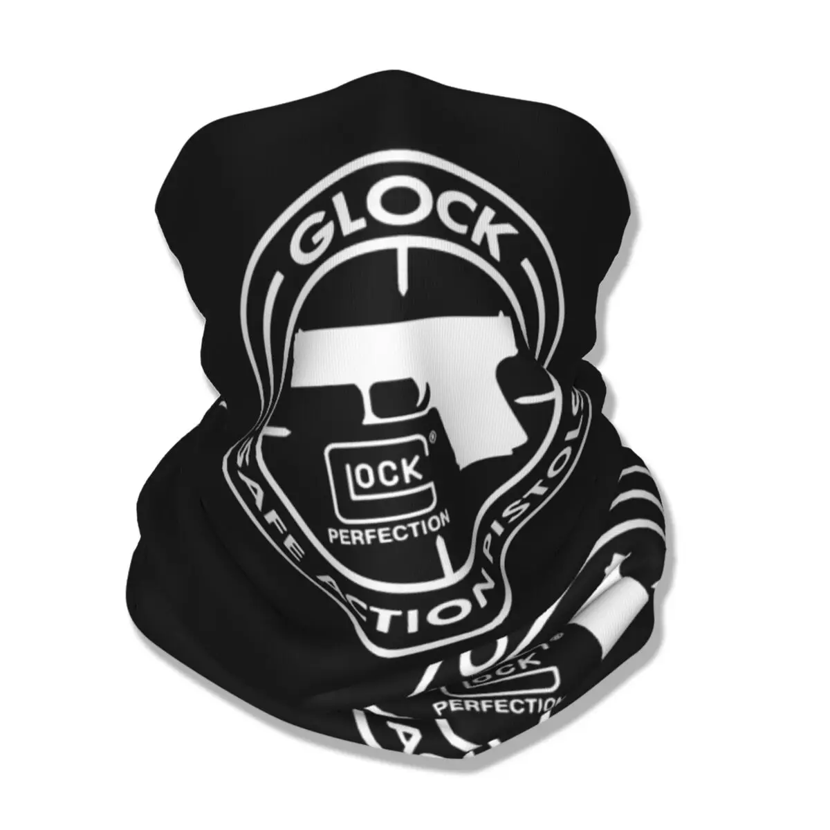 Orakngerti Glock Ges Bandana para cuello, pasamontañas estampado, máscara, bufanda, diadema cálida, pesca, Unisex, Adulto, transpirable