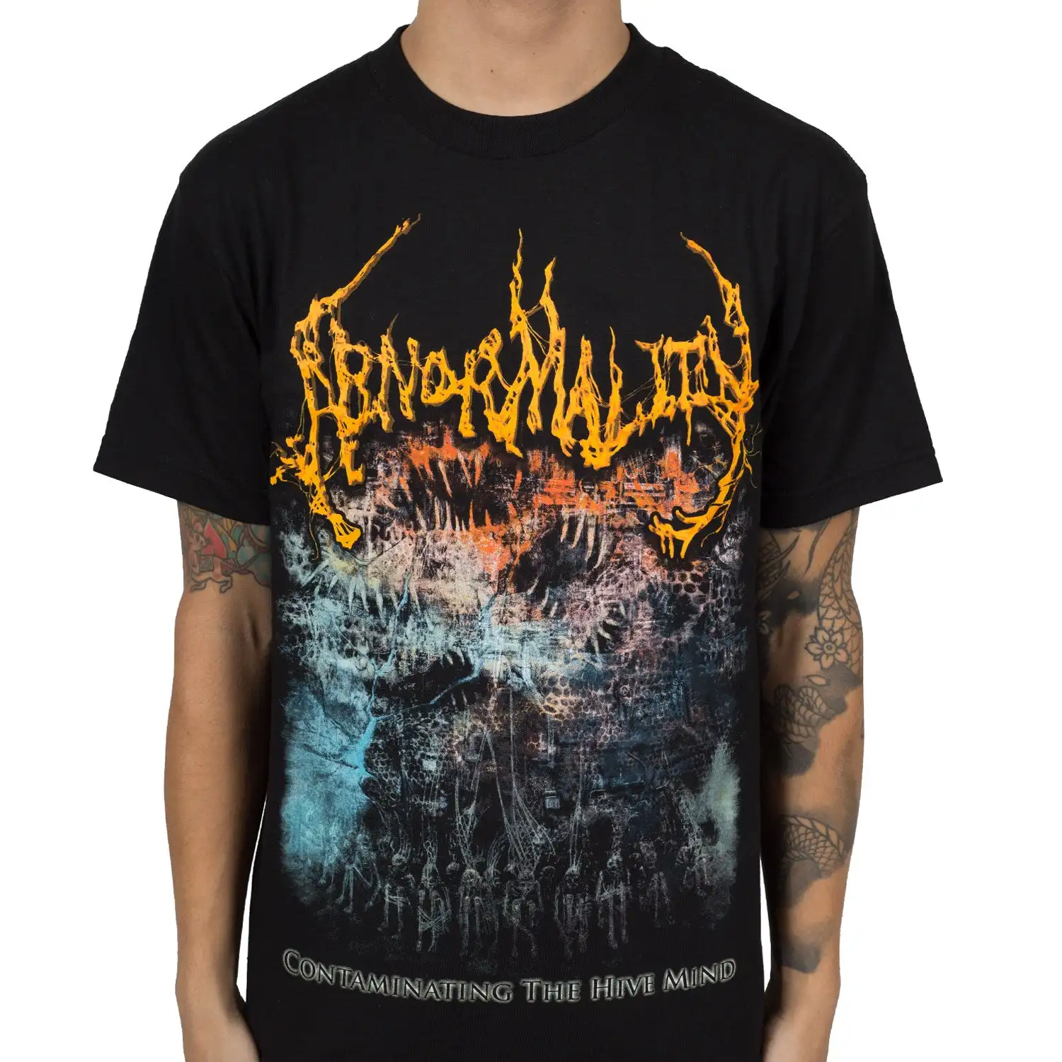 Abnormality Sociopathic Constructs Band T-Shirt 100% Cotton Graphic Tee Men Women Summer Streetwear Top