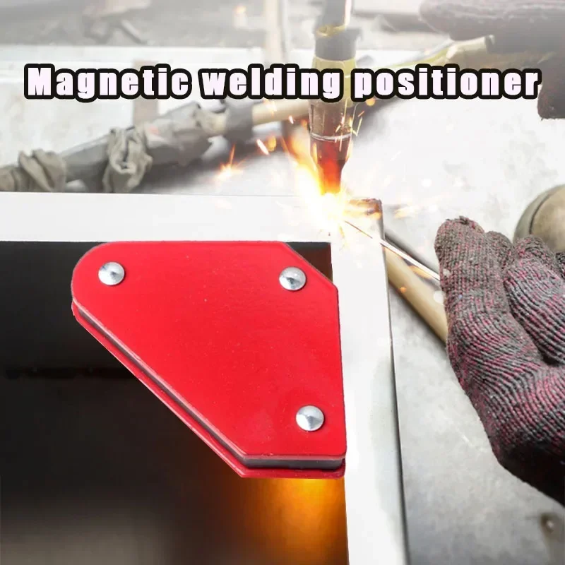 2/4PCS Fixed Angle Tool with Magnetic Triangle Welding Positioner Powerful Magnetic Welding Fixture Welding Aid Accessories