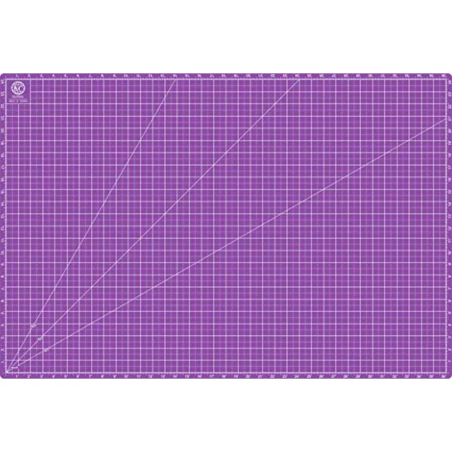 

Профессиональный самовосстанавливающийся коврик для резки A1 (38"x26") (фиолетовый) - без запаха, двусторонний, экологичный, прочный, с яркой поверхностью. Предварительный