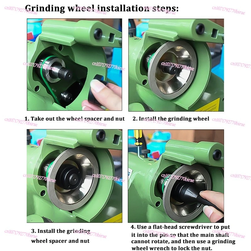 

Многофункциональный станок для заточки ножей 220В/380В с алмазным шлифовальным кругом из стального сплава, аксессуары для станков с ЧПУ
