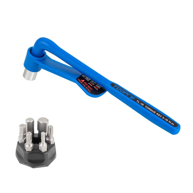 TOOPRE Bicycle Portable Torque Wrench Inner Hexagon Set High Precision Torque Tool Set Bicycles Torque Wrench