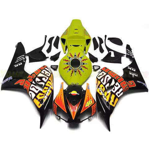 Motorcycle Full Fairings Panel Kit For Honda CBR1000RR 2006 2007 Body Trim Modification Housing Exterior Accessories CBR 1000RR