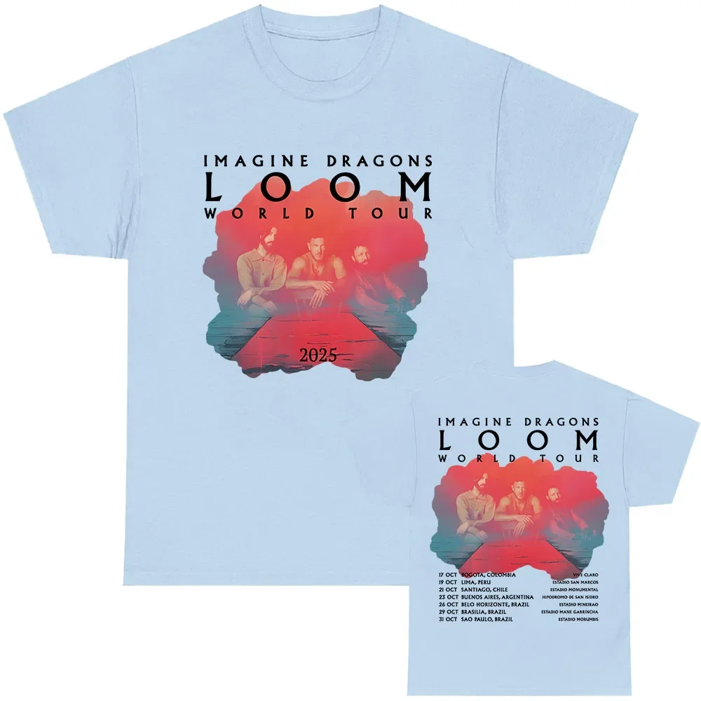 تخيل التنين آلة النسيج السفر تي شيرت قصير الأكمام الصيف أزياء الفرقة نمط مطبوعة تي شيرت الشارع فضفاض تي شيرت #5