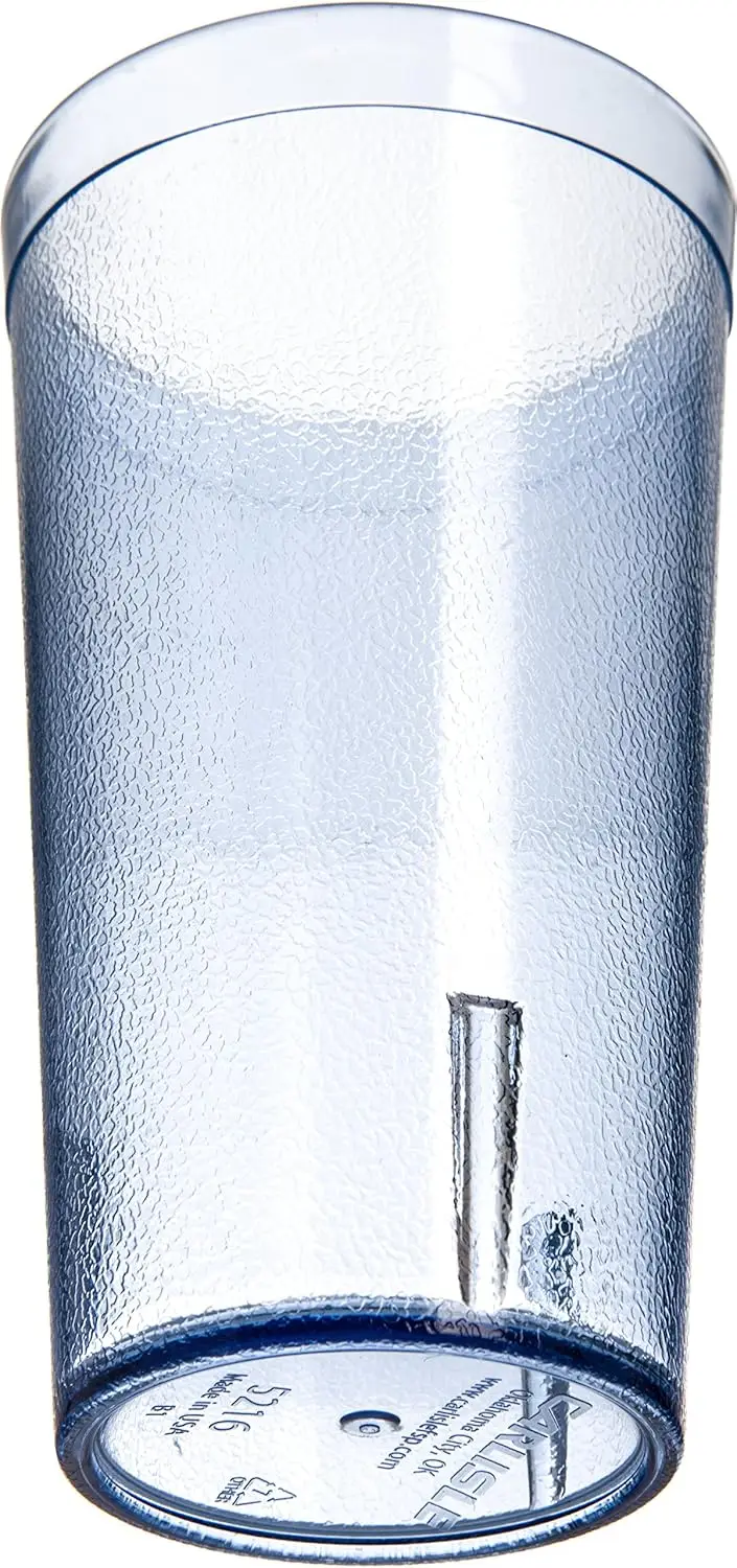 52168154 بهلوان بلاستيكي مقاوم للكسر، 16 أونصة، أزرق (عبوة من 6 قطع)