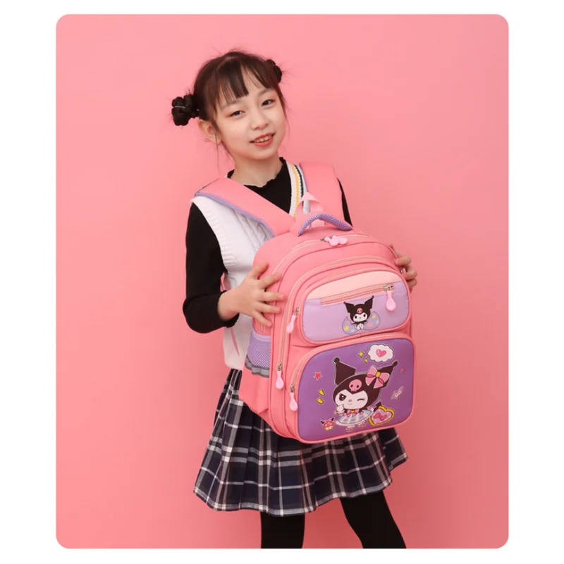 Sanrio New Clow M Student Schoolbag Cute Cartoon Casual and Lightweight Stain-Resistant Waterproof Backpack