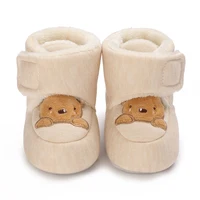 Fashion Baby Girls Boys Cute Soft Cartoon Cotton Toddler shoes First Walker Shoes for Newborns 4