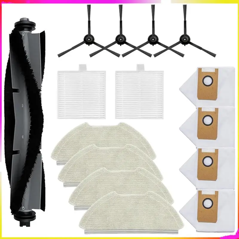 M04K для AIRROBO T20 + аксессуары для роботов-пылесосов, основная боковая щетка, фильтр Hepa, швабра, тканевый мешок для пыли, аксессуары