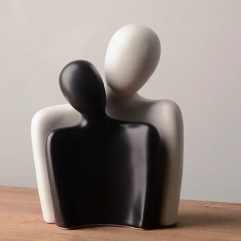 

Простое современное керамическое украшение для дома, настольные украшения для гостиной, ТВ, кабинета, крыльца, кабинета, искусство, свадебный подарок