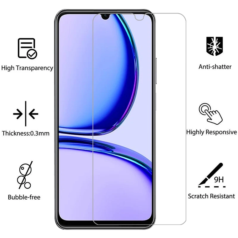 protective tempered glass for realme c51 c53 c55 screen protector on c 51 53 55 51c 53c 55c film glas realmi reame relme real me