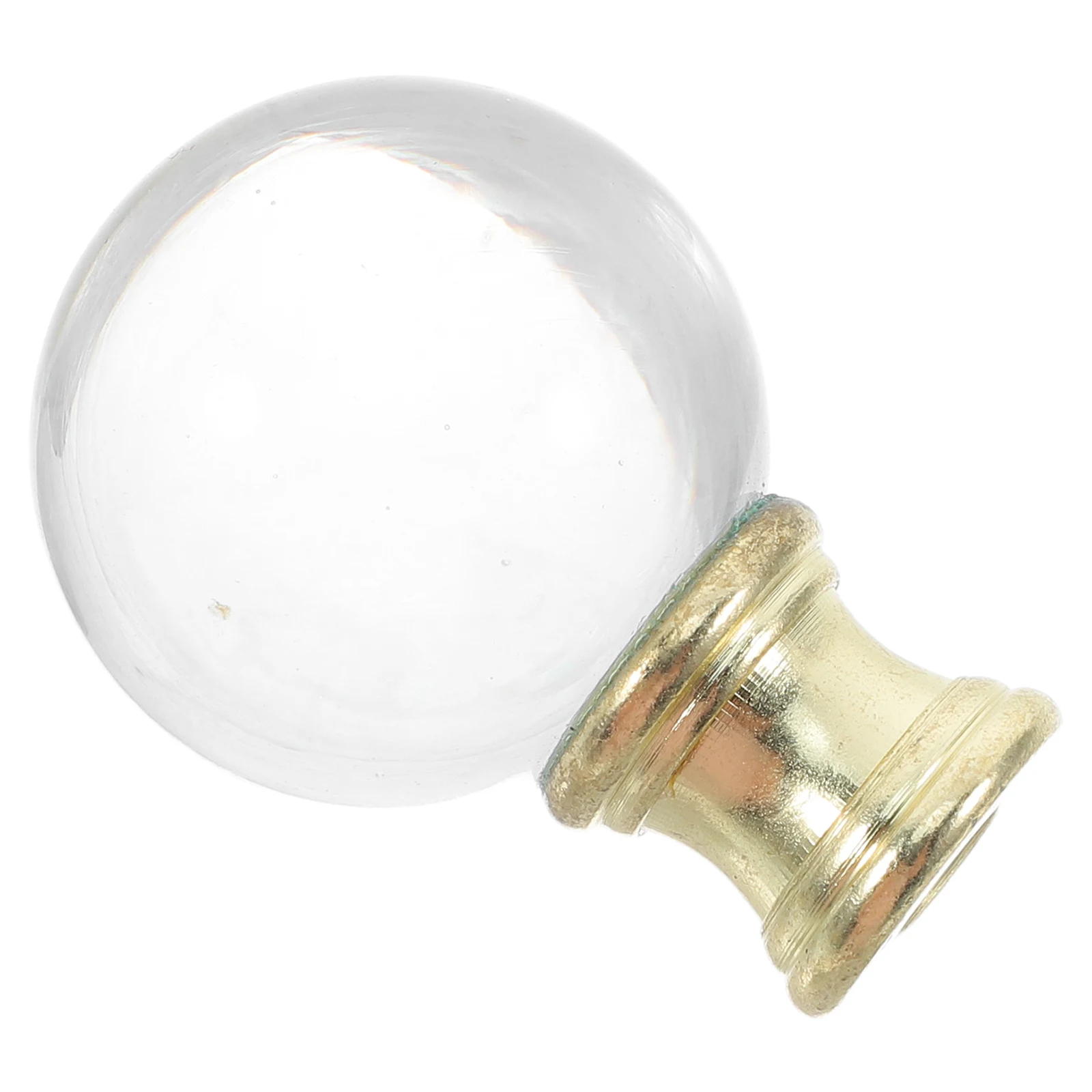 

Glass Lamp Decorative Heads Clear Replacement Lamp Glass Globe Shades Finials Screw Cap Compatible Metal Base Topper