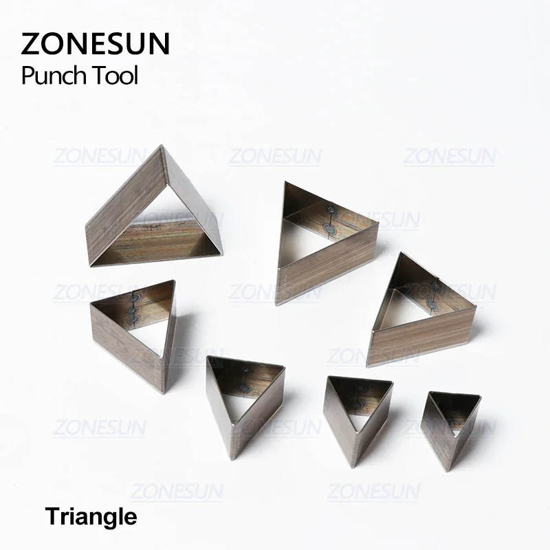 ZONESUN Rhombus Leaf Leather Cutting Die Clicker Steel Rule Die 20/25/30/50mm Punching Tool For Cutting Out Leather Earring