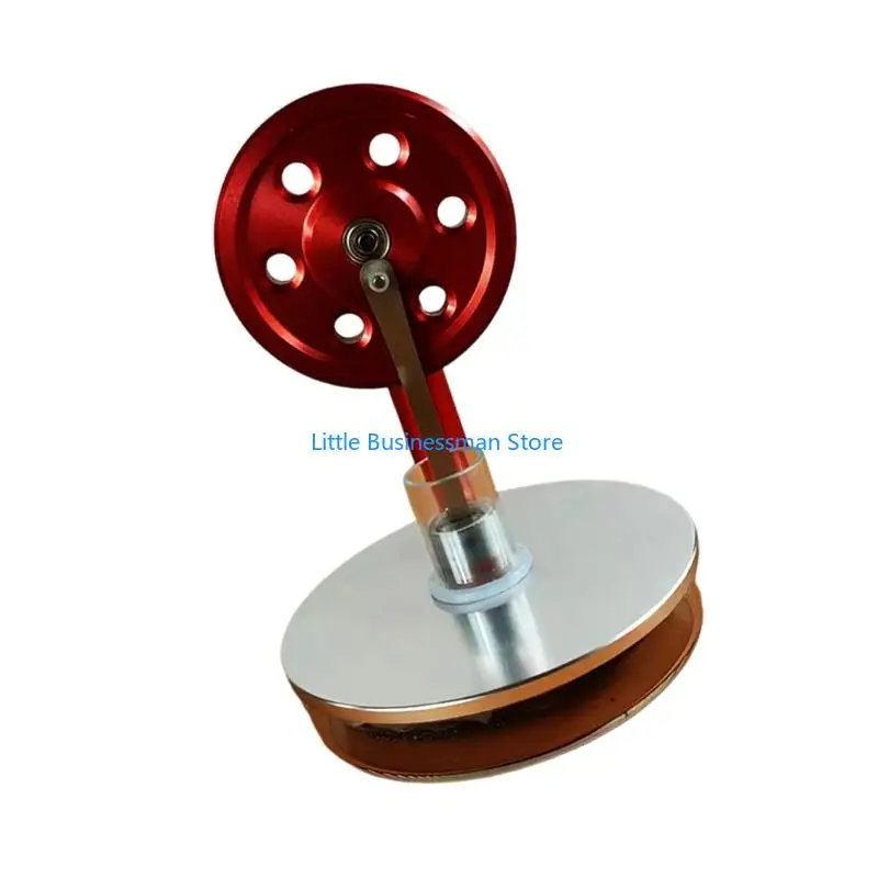 Stirlingmotor, 2,95 Zoll Durchmesser, 3,94 Zoll Höhe, funktioniert auf Kaffeetasse für lustige Physik-Anzeige M76A – Detail 7