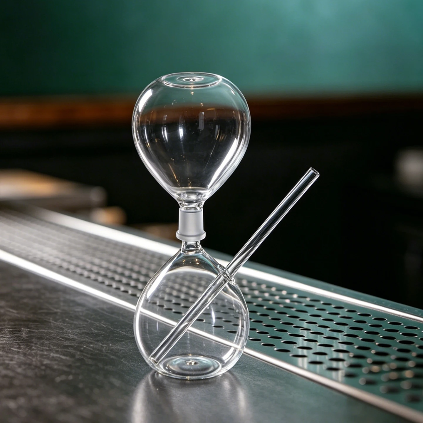Inmeet Hourglass Shaped Smoked Cocktail Glass/Cocktail Cup/Creative Cooking Molecular Wine Glass/Mixologist