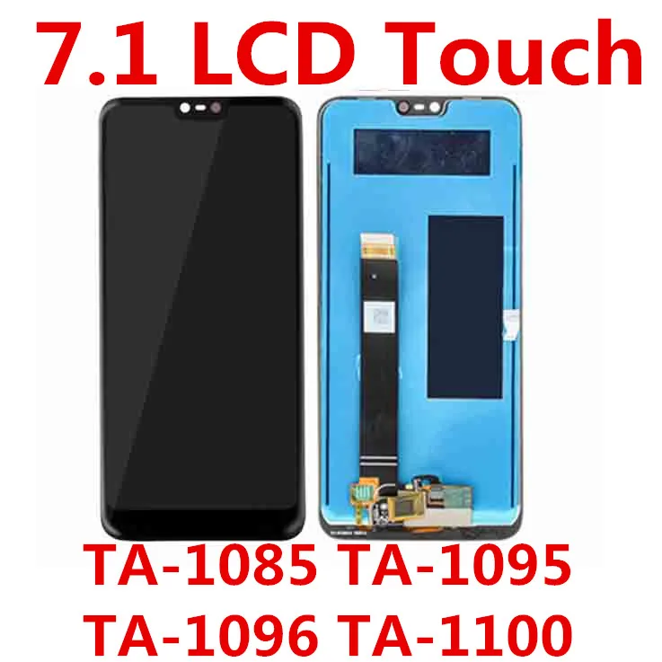 For Nokia 7.1 TA-1085 TA-1095 TA-1096 replacement screen For nokia7.1 Lcd display+touch glass digitizer Full assembly