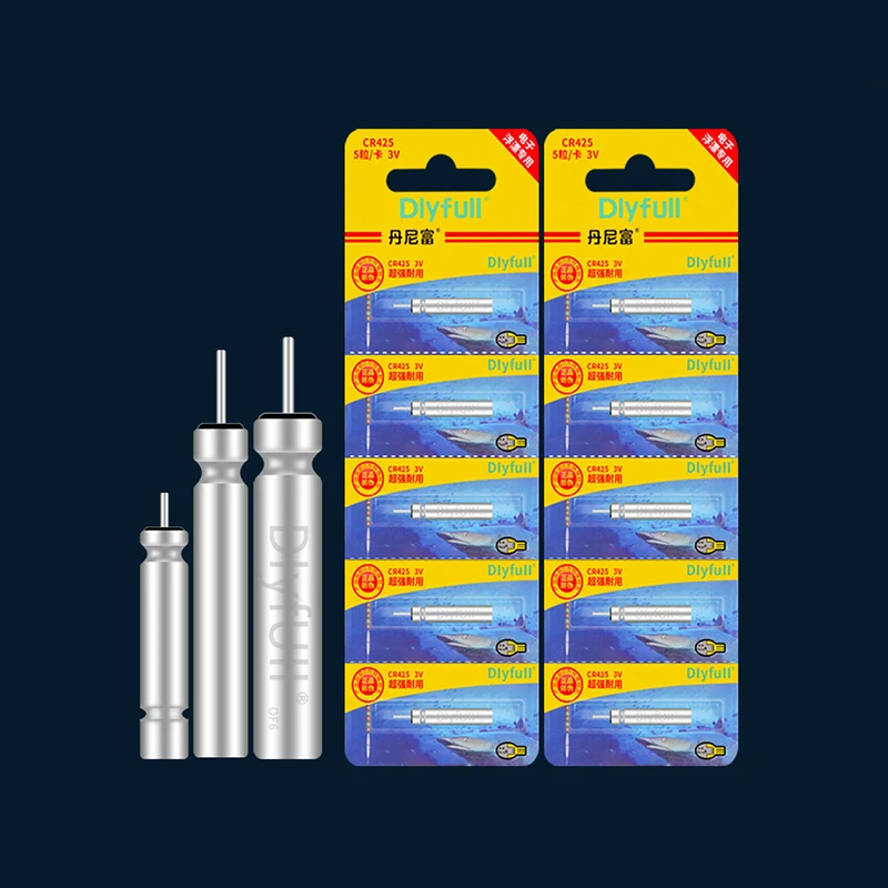 10 Batterie Al Litio CR322 E CR425 Per Luci Galleggianti – 3V, Durata 60 Ore, Piccole E Facili Da Usare