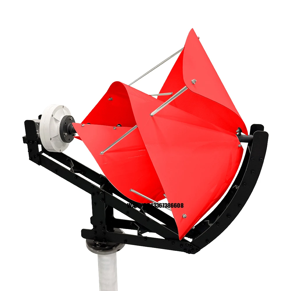 

Low Wind Rpm Archimedes Vertical Wind Turbine 1kw Turbine Generator for Sale 12V/24 Off Grid Air Energy Generator System