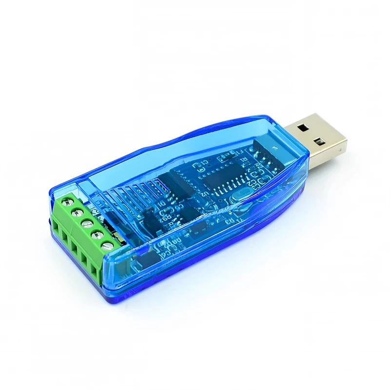 Industrial USB para RS485 Converter, Proteção de Atualização, Conversor RS232, V2.0 Padrão RS-485 A, Módulo Placa Conector