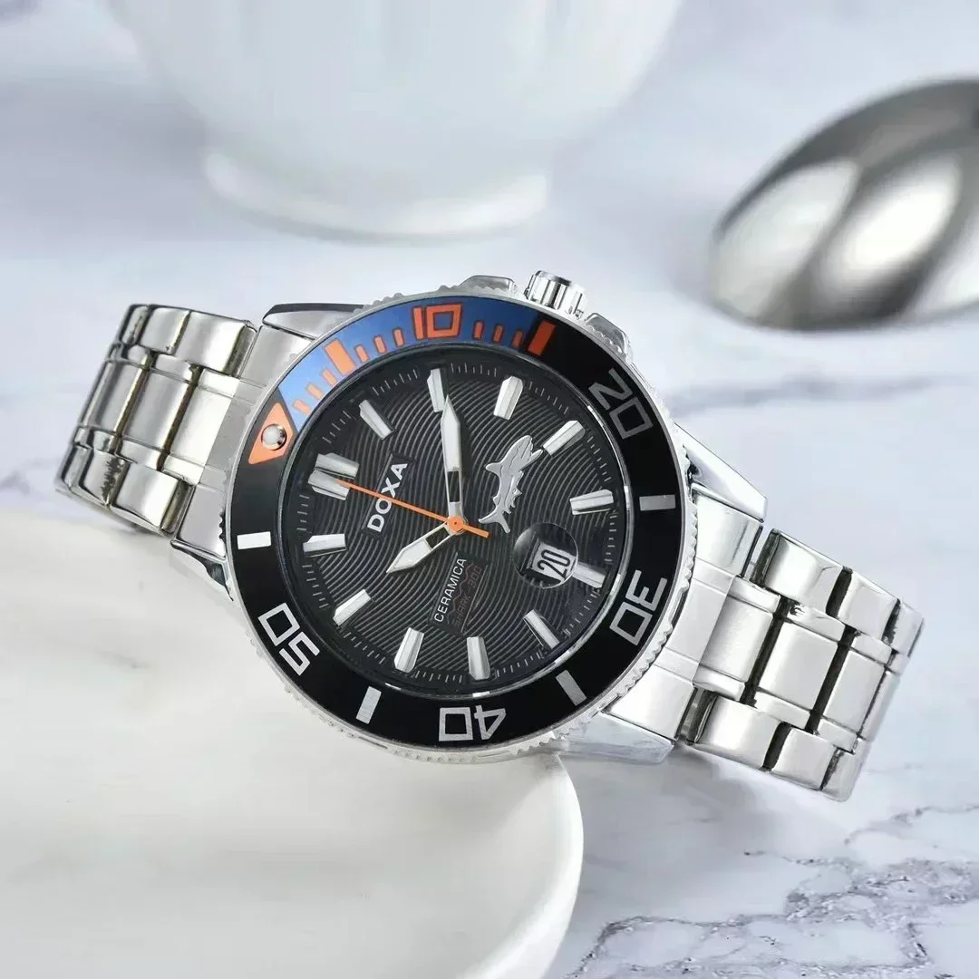 Fashion New Watch Men's Luxury Stainless Steel Waterproof Quartz Sports Divin  Doxa Fashion Watch Christmas Gift Men's Watch