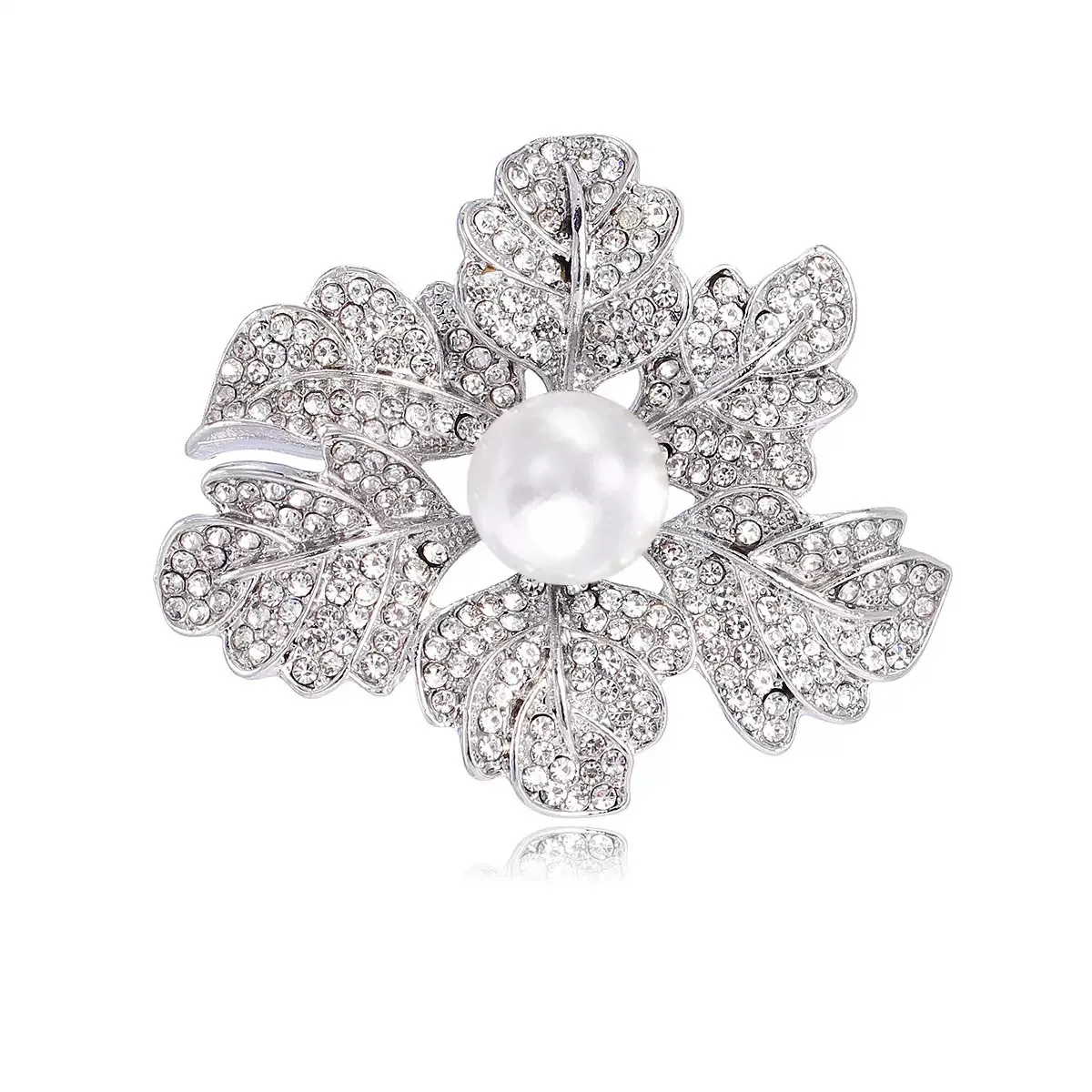 

Light Luxury Rose Water Diamond Pearl Brooch, Elegant And Fashionable Brooch For Women, Event Party Backpack, Daily Decoration