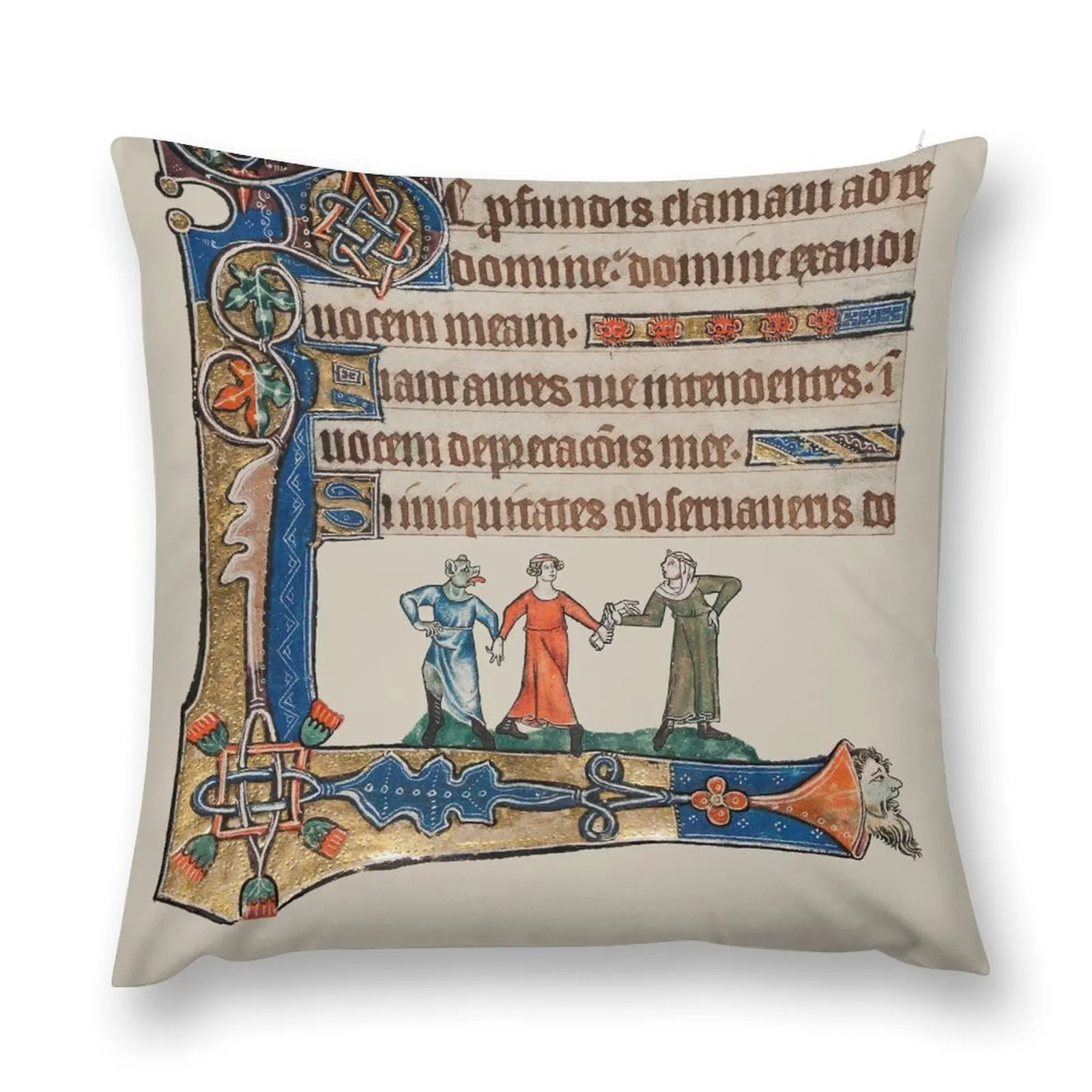 Elleri tutan 3'lü Ortaçağ Dansçıları Atmak Yastık Noel Yastık Kılıfı Kanepe yastığı için Elastik Kapak