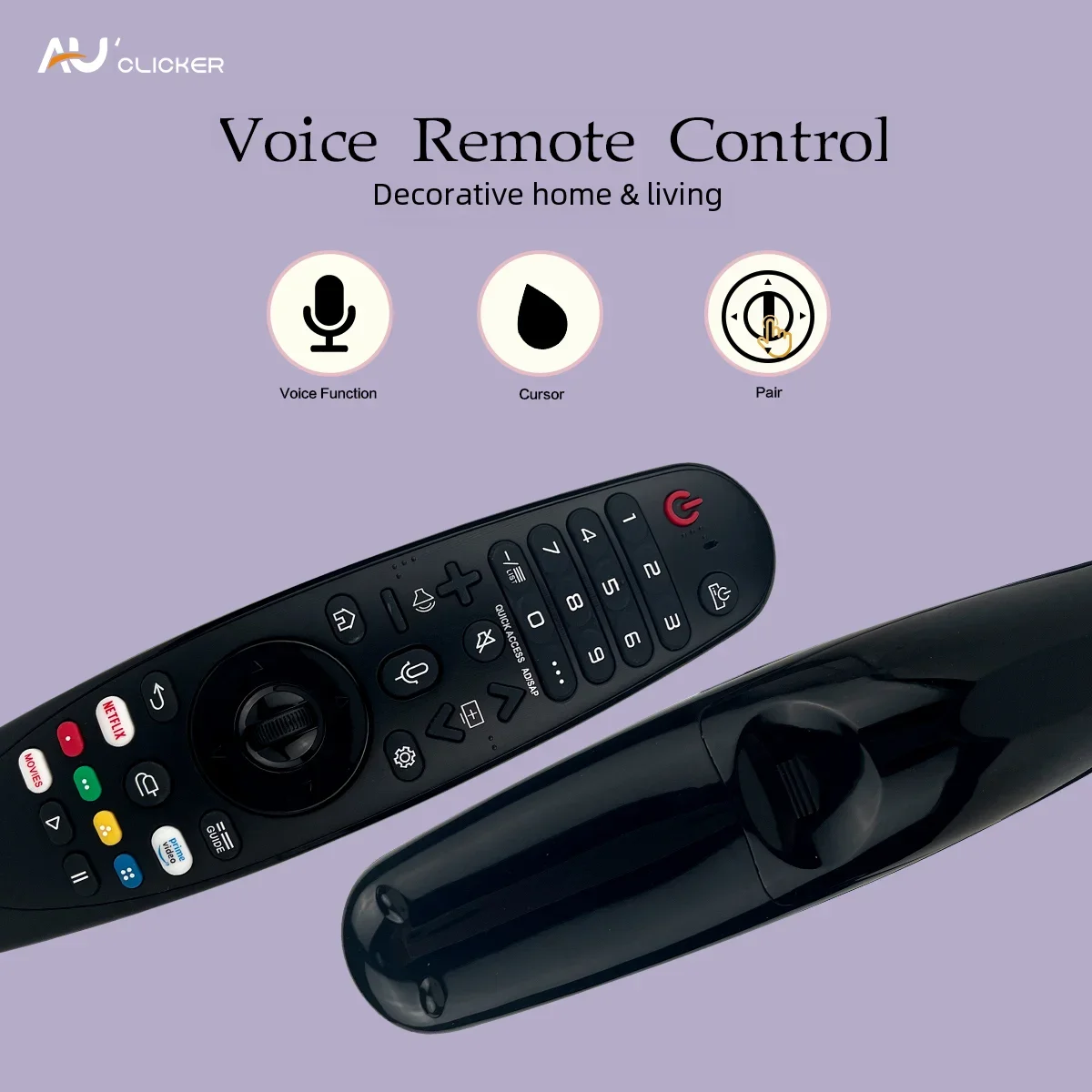 MR20GA Voice Magic Remote AKB75855501 for MR20GA TV Magic Remote Replacement AN-MR20GA MR19BA MR18BA with Pointer Function