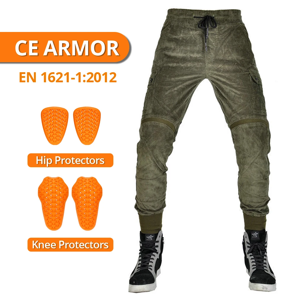 

Мотоциклетные брюки XXS-4XL: ветрозащитные, эластичные, из вельвета, с защитой от падений, джинсы для мотоциклистов, с защитой CE, для мотокросса