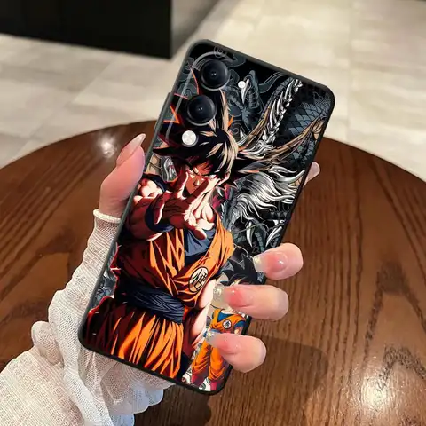 Case for Vivo Y51S Y78 Y71 Y91 Y75 Y81 Y50 Y95 V21E V23 V29 Y53S Y52S Y93 V25 V30 V27 Soft Back Phone Cover Comics Dragon Ball