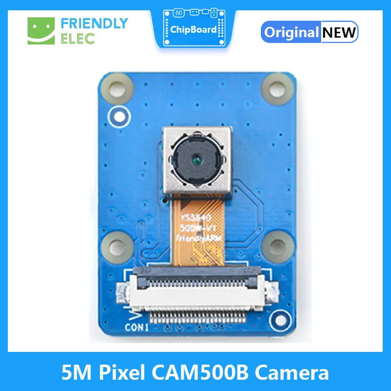 CAM500B High Definition Camera , 5M Pixel 2592x1944 support AFC AWB AEC etc,720P video recording,24pin FPC for NanoPi2 PC T2ect