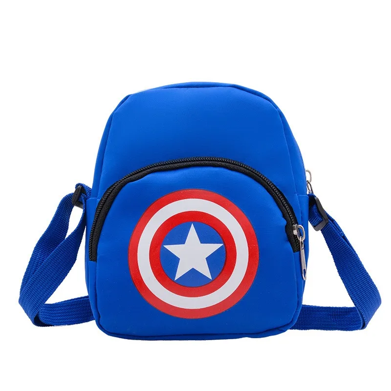 マーベルアニメスパイダーマンショルダーバッグキャプテンアメリカクロスボディバッグスパイダーマンチェストバッグメッセンジャーポーチ小銭入れキッズギフト