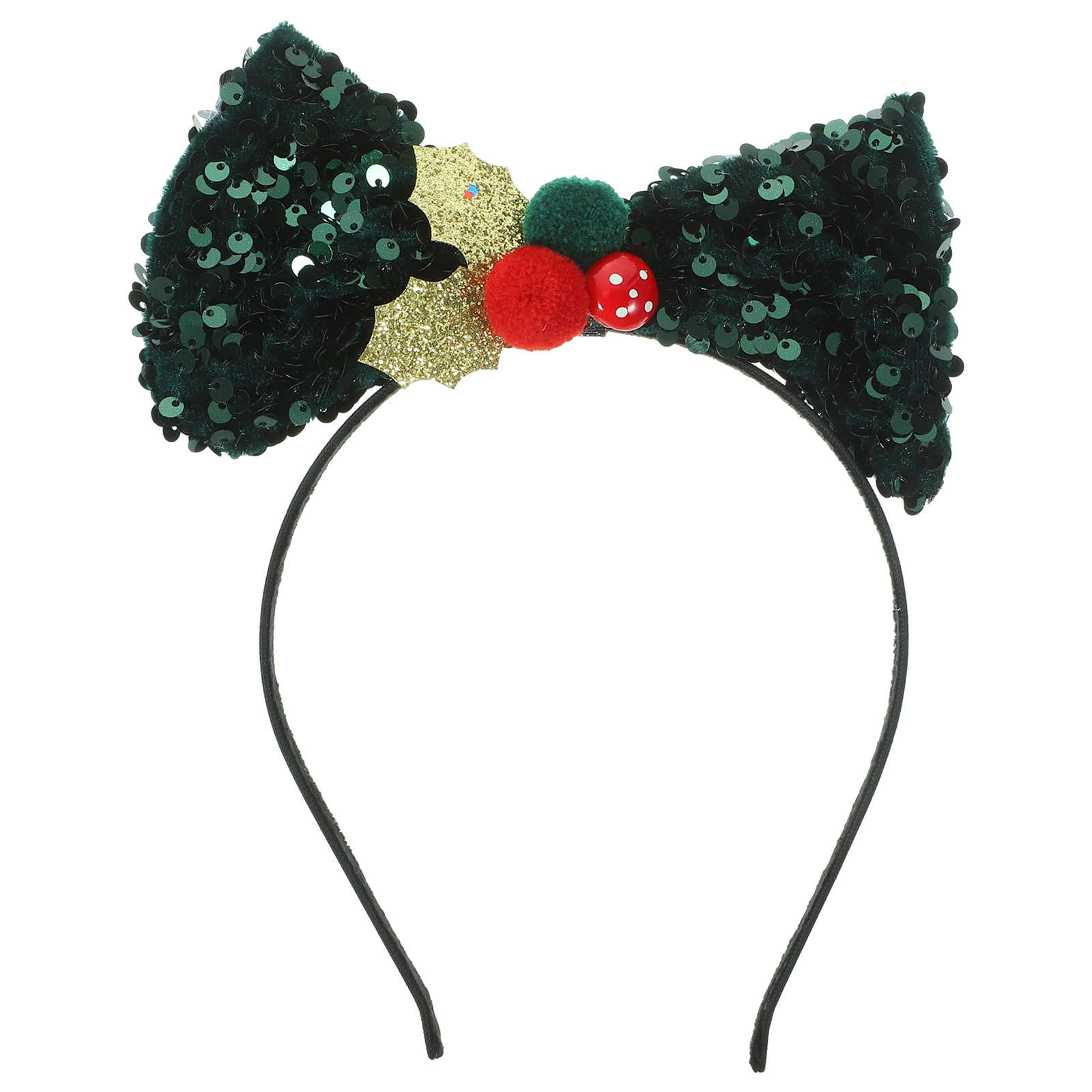

Christmas Hair Accessories for Girls Merry Headband Bands Holiday Headbands Bow