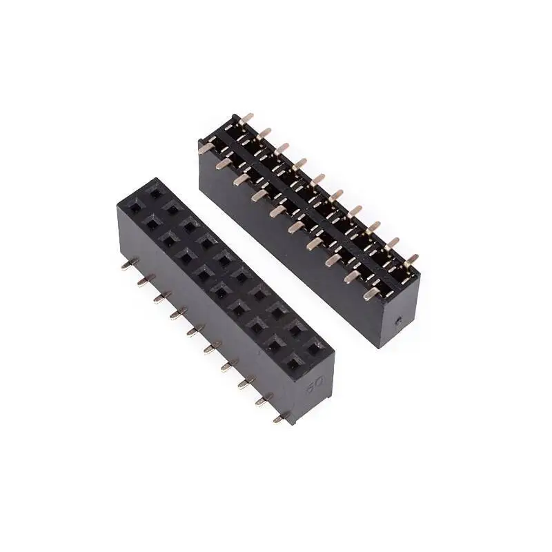 5 Stück SMD Doppelreihiger Buchsenstecker 2,54 mm Sockel 2X40p 2*3/4/5/6/7/8/9/10/20P – Detail 3