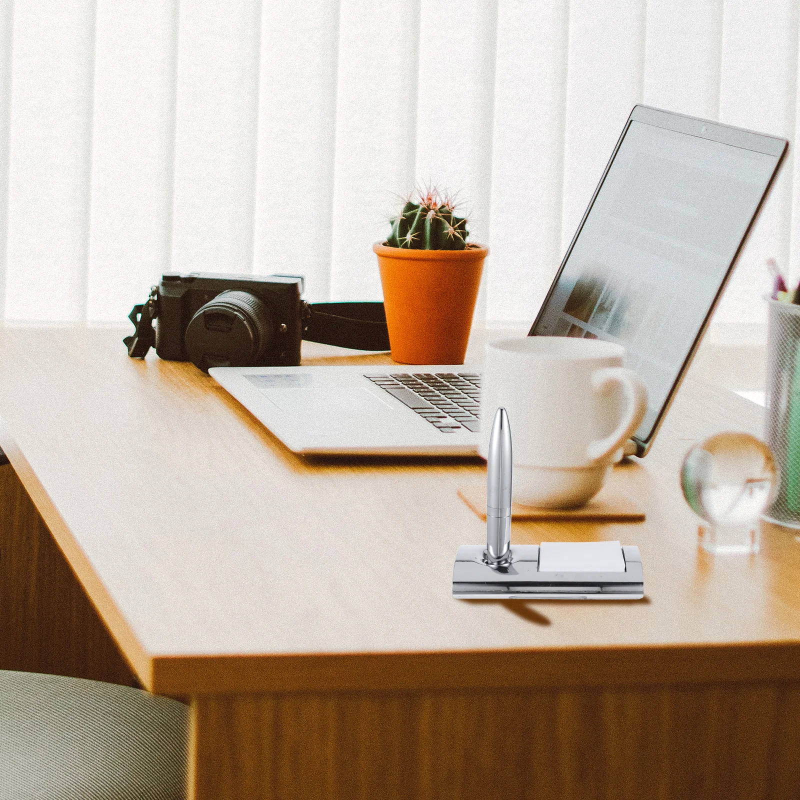 

Metal Ballpoint Pen Desktop Multi-Function Signing Pen Ergonomic Comfortable Base Hotel Bank Office Use Office Supplies