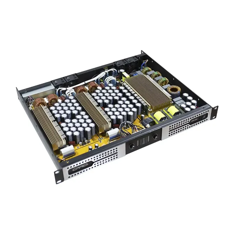 for Aluminum Shell Stereo Power Amplifier 3400W x 2 8ohm 4ohm AC Surround Sound System