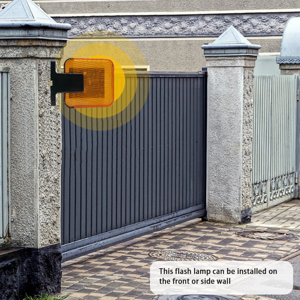 تحذير ضوء للانزلاق وفتاحة بوابة متأرجحة التيار المتناوب تيار مستمر 12-265 فولت إنذار وامض مصباح Lndicator ضوء لبوابة المرآب الباب التلقائي